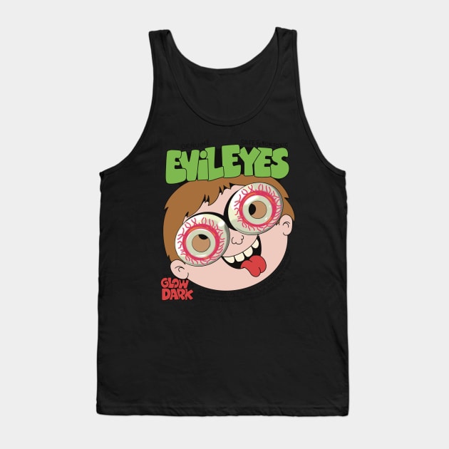 Genuine Evil Eyes Tank Top by MarbitMonster